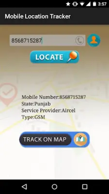 Mobile Location Tracker android App screenshot 0