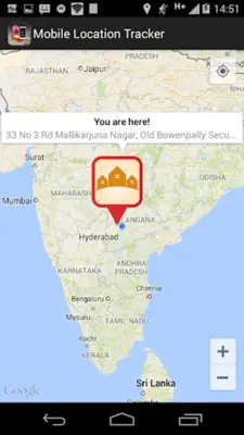 Mobile Location Tracker android App screenshot 3